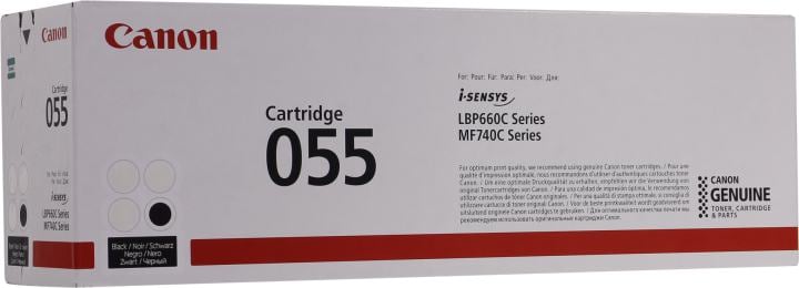 Картридж Canon 055 Black  для LBP-660C/MF740C серии