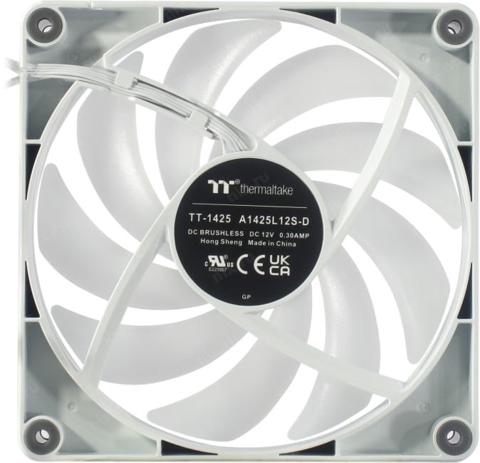 Вентилятор для корпуса Thermaltake CT140 Sync Reverse ARGB 140х140x25 белый 4-pin 32.8дБ (упак.:2шт) (CL-F176-PL14SW-A) Ret