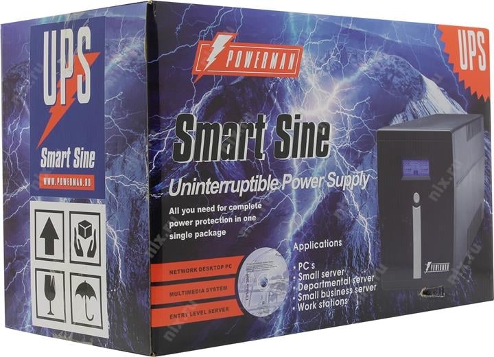 UPS 1500VA PowerMAN Smart Sine  1500, LCD, USB