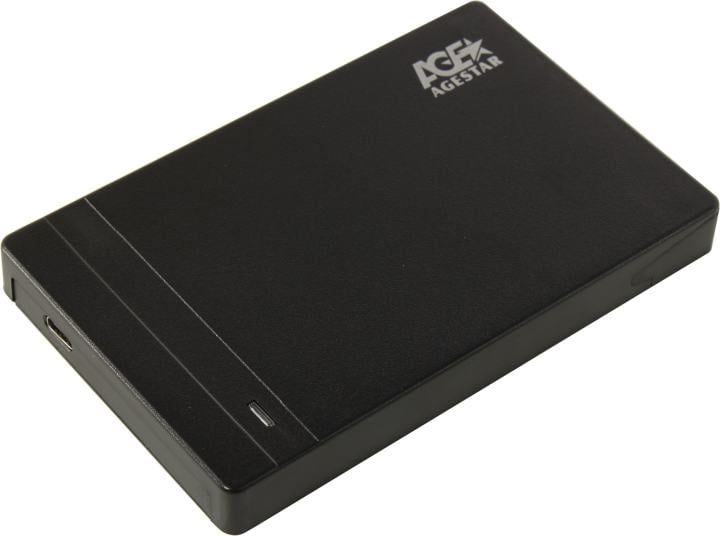 AgeStar <31UB2P3C> (EXT BOX для внешнего подключения 2.5"  SATA HDD/SSD, USB3.2)