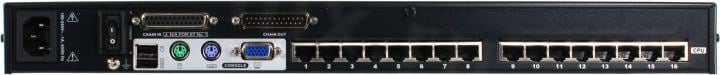 ATEN ALTUSEN <KH1516A> 1U 16-port  KVM Switch (кл-ра+мышьUSBилиPS/2+VGA15pin)