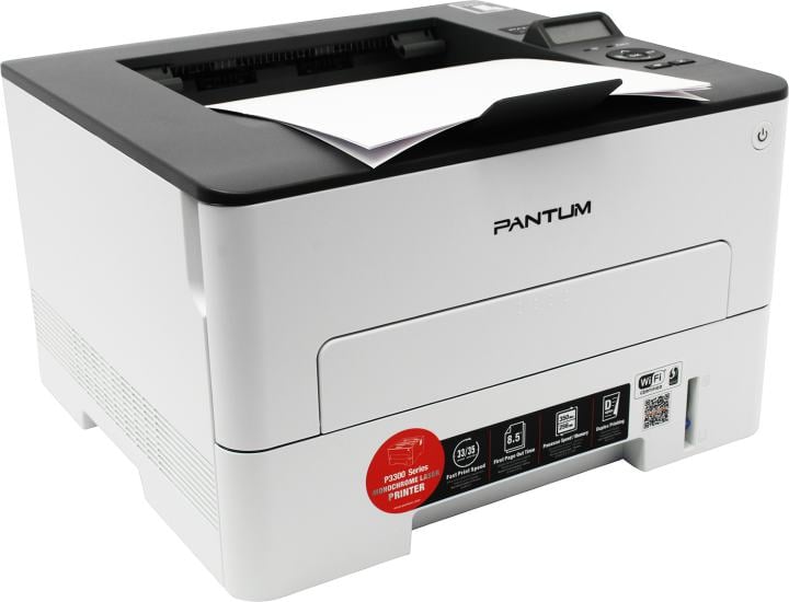 Принтер Pantum P3300DW, лазерный, A4, 33ppm, Duplex, LAN, WiFi