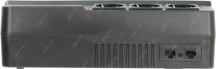 UPS 600VA PowerMAN Brick 600, 6 евро розеток,  защита телефонной линии/RJ45