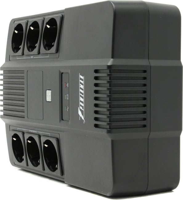 ИБП Powerman Brick 600, линейно-интерактивный, 600ВА/360Вт, 3 розетки