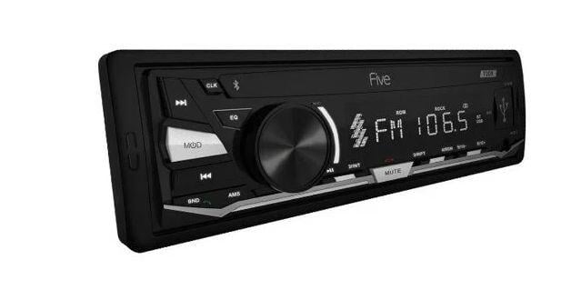 Автомагнитола FIVE F-20W, 1 DIN, Bluetooth, USB Type-A, AUX
