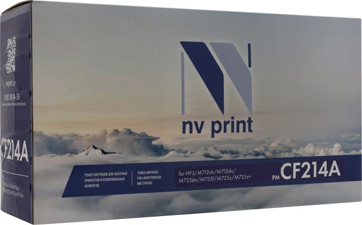 Картридж NV Print CF214A Тонер NV Print black для для принтеров HP LaserJet 700 MFP M712 (10000p)