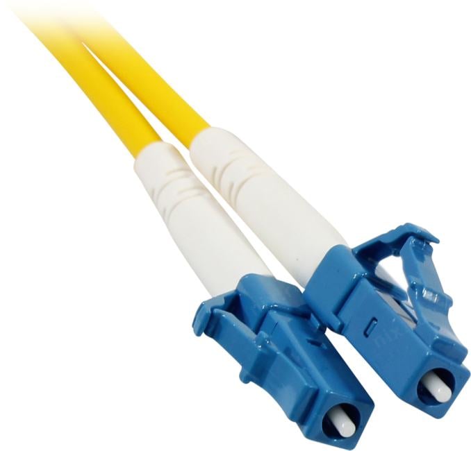 FOP(s)-9-LC-LC-2m Коммутационный шнур оптический Cabeus tight buffer Simplex LC/LC (UPC/UPC) OS2 9/125 LSZH D 3мм 2м цвет: жёлтый