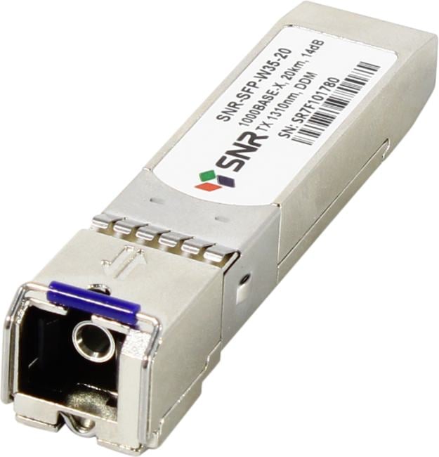 Трансивер SFP SNR SNR-SFP-W35-20, WDM, 20км, 1310нм