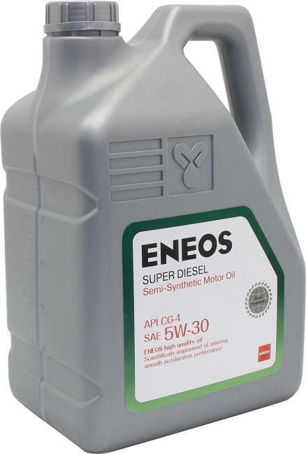 Масло моторное ENEOS 943497, Super Diesel Semi-Synthetic 5W-30, 6л
