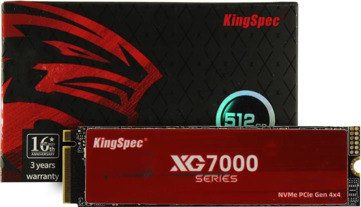 SSD 512 Gb M.2  2280  M  KingSpec <XG7000-512>