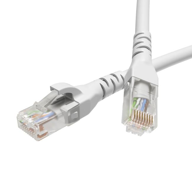 Кабель патч-корд U/UTP 6 кат. 1м DKC RN6UU4510WH  LSZH,  белый,  "RAM telecom"