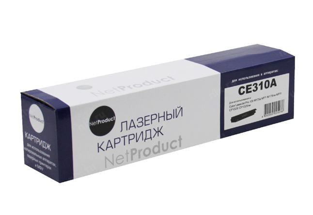 Тонер-картридж NetProduct (N-CE310A) для HP CLJ  CP1025/1025nw/Pro  M175,  Bk, 1,2K
