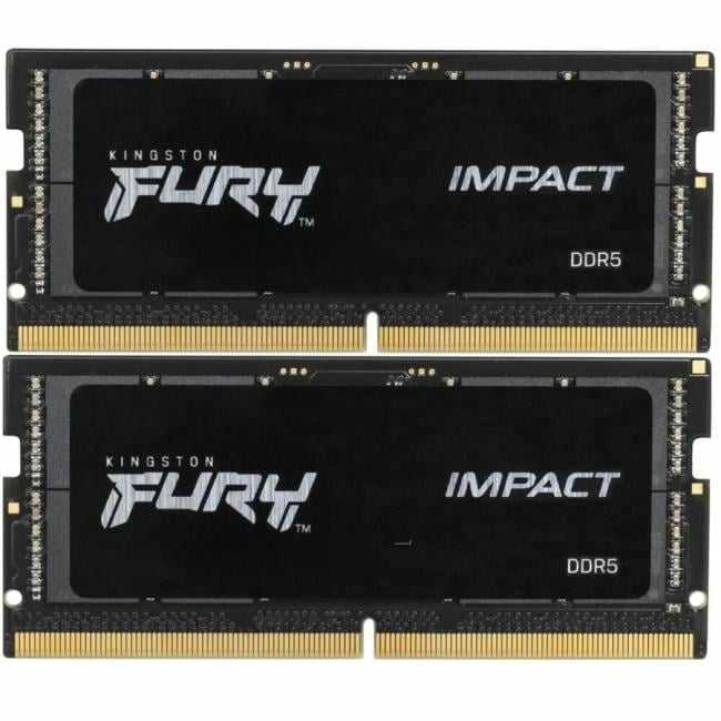 Kingston FURY Impact <KF560S38IBK2-32> DDR5 SODIMM 32Gb KIT 2*16Gb <PC5-48000> CL40  (for  NoteBook)