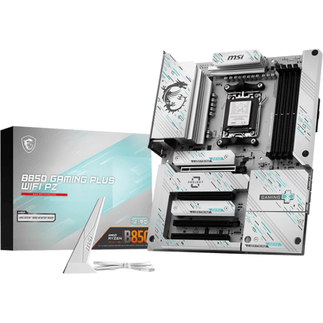 MSI B850 GAMING PLUS WIFI PZ (RTL) AM5 <B850> 4xPCI-E DP 5GbLAN+WiFi+BT SATA  ATX  4DDR5
