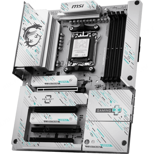 MSI B850 GAMING PLUS WIFI PZ (RTL) AM5 <B850> 4xPCI-E DP 5GbLAN+WiFi+BT SATA  ATX  4DDR5