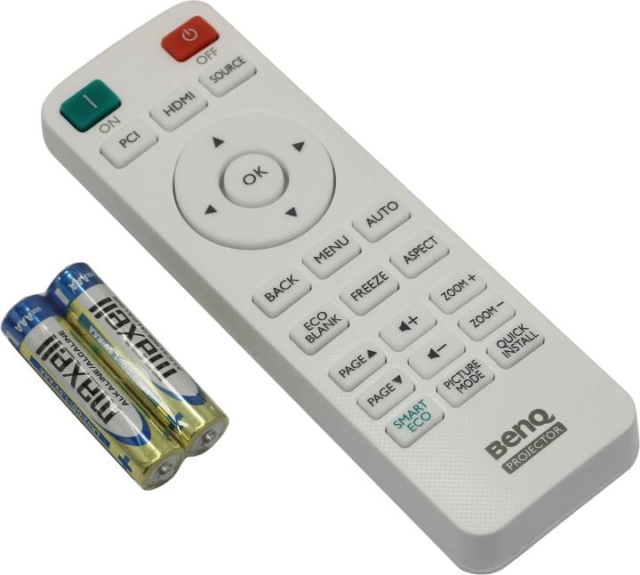 BenQ Projector MH560 (DLP, 3800 люмен, 20000:1, 1920x1080, D-Sub, HDMI, RCA,  S-Video,  USB,  ПДУ, 2D/3D)
