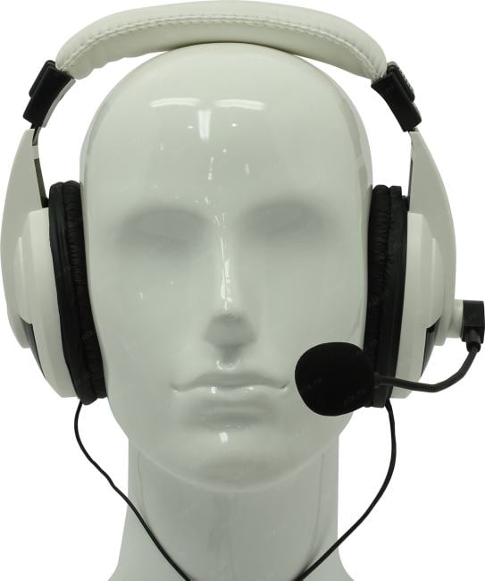 Наушники с микрофоном Defender Gryphon HN-750 White (шнур 2м, с  регулятором громкости) <63747>