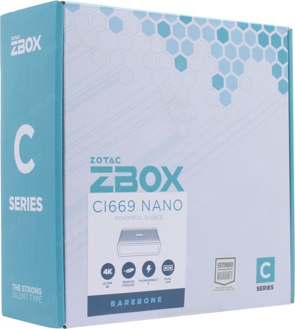 Zotac ZBOX CI669 NANO <ZBOX-CI669NANO-BE> (i7 1355U,HDMI, DP,  2xGbLAN,WiFi,BT,2DDR5  SODIMM)