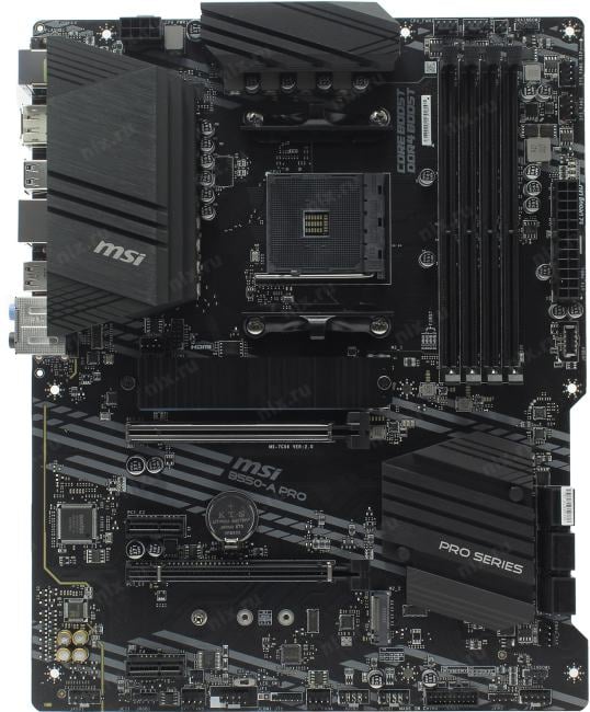 MSI B550-A PRO (RTL) AM4 <B550> 2xPCI-E HDMI+DP GbLAN  SATA ATX 4DDR4