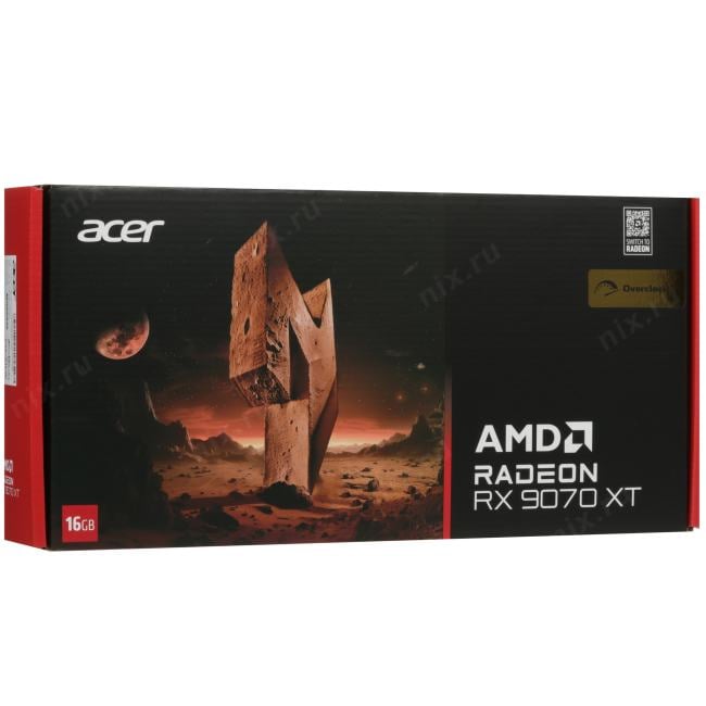 DP.Z4DWW.P01 Acer RX9070XT NITRO OC 16GB GDDR6 256bit 3xDP  HDMI 3FAN RTL