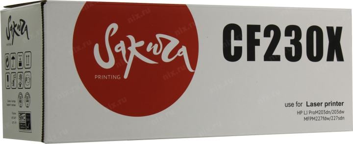 Картридж SAKURA CF230X для  HP LJ M203/M227