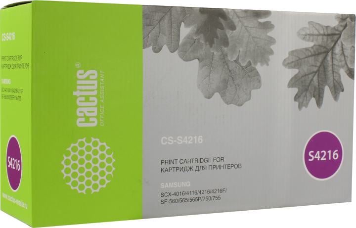 Картридж Cactus CS-S4216  для Samsung SCX-4016/4116/4216/4216F/SF-560/565/565P/750/755
