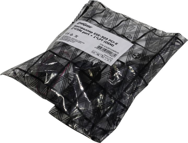 ExeGate EXE-303 (OEM) PCI-Ex1, Multi  I/O,  2xCOM9M,  1xLPT25F <EX281226RUS>