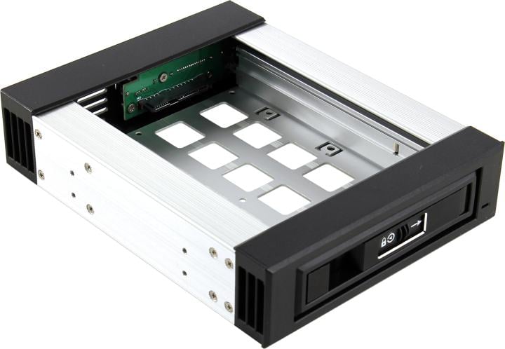 Корзина HDD Procase L3-101-SATA3-BK, 1xSATA3/SAS, hot-swap
