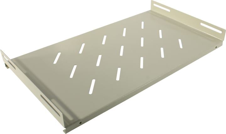 5bites Полка стационарная CS201-450G для сетевого шкафа D=450 / 490*270*1U / 19" / GREY