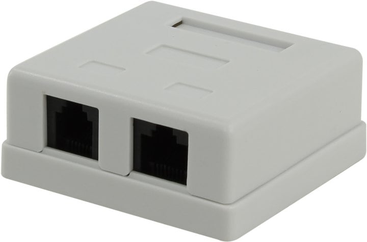 Монтажное оборудование 5bites Розетка LY-SB09 внешняя RJ-45+RJ-11 5e кат.