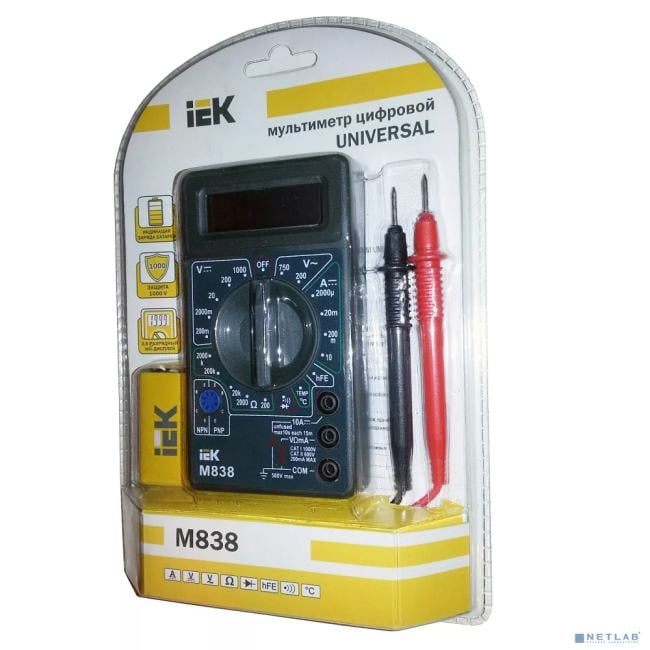 iEK M838 <TMD-2S-838>  Цифровой  мультиметр