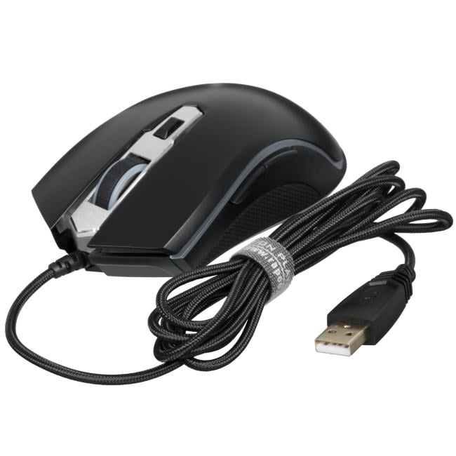 Мышь проводная Rapoo V25S-BL, черный