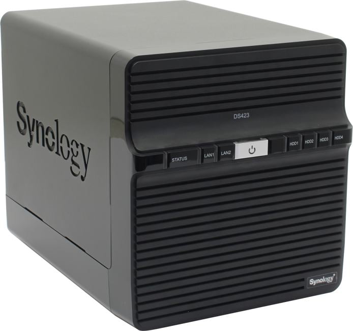 Система хранения данных Synology QC 1,1GhzCPU/2Gb/RAID0,1,10,5,6/upto 4HP HDD SATA(3.5', 2.5')/2xUSB3.2/2xGbE/iSCSI/2xIPcam(up to 30)/1xPS/1YW repl DS418