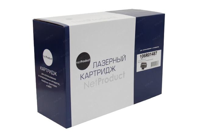 Картридж NetProduct N-106R01487, черный, 4000 страниц