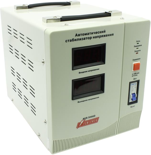 Стабилизатор Powerman AVS 3000D, 3000ВА, 140-260В, клеммная колодка