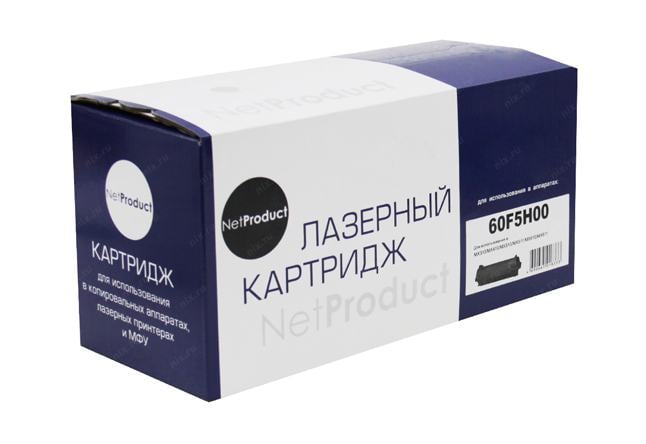 Тонер-картридж NetProduct N-60F5H00, для Lexmark MX310/MX410/MX510, 10K