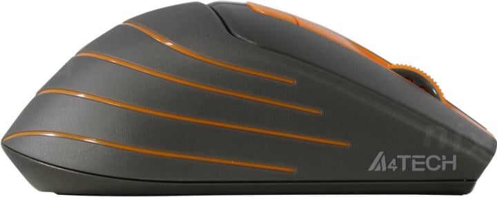 A4Tech FSTYLER Wireless Optical Mouse <FG30 Orange> (RTL)  USB  6btn+Roll