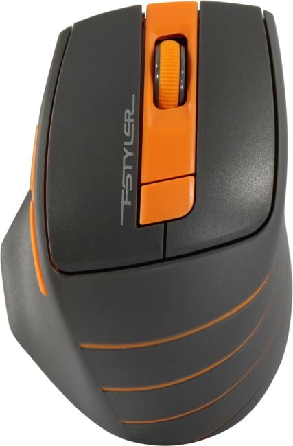 A4Tech FSTYLER Wireless Optical Mouse <FG30 Orange> (RTL)  USB  6btn+Roll