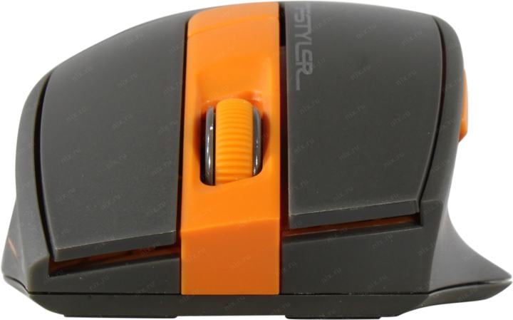 A4Tech FSTYLER Wireless Optical Mouse <FG30 Orange> (RTL)  USB  6btn+Roll