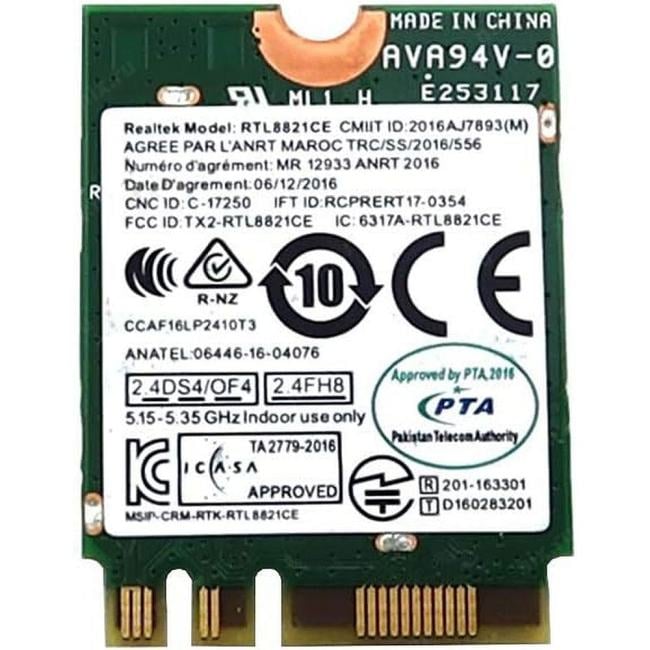 47-68R-DH1100-0012 Shuttle Сетевой адаптер Shuttle WLN-M WLAN-AC RTL8821CE chip for Cube XPC Slim size  110-370  series
