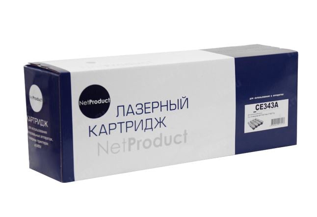 Картридж NetProduct (N-CE343A) для HP CLJ Enterprise MFP M775dn/775f/775z, №  651A, M, 16K
