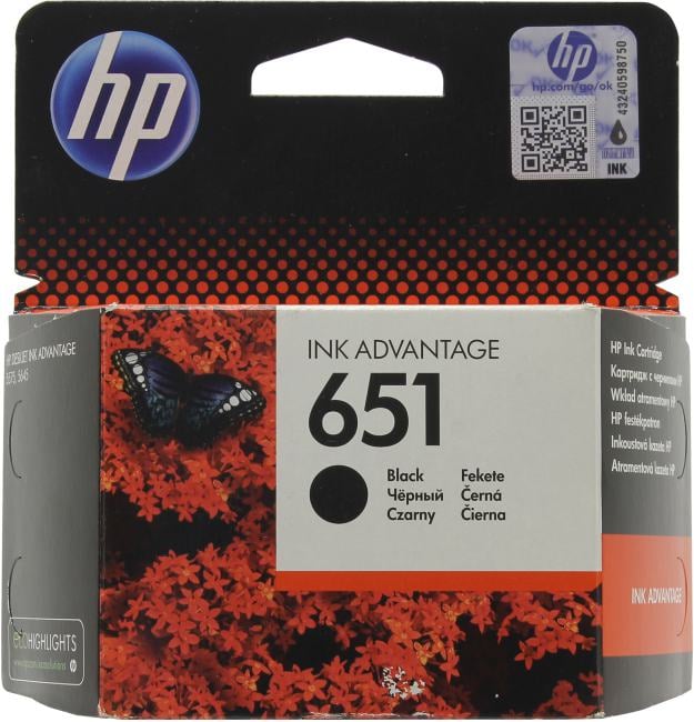 Картридж HP C2P10AE (№651) Black для  HP DeskJet Adv.5575/5645