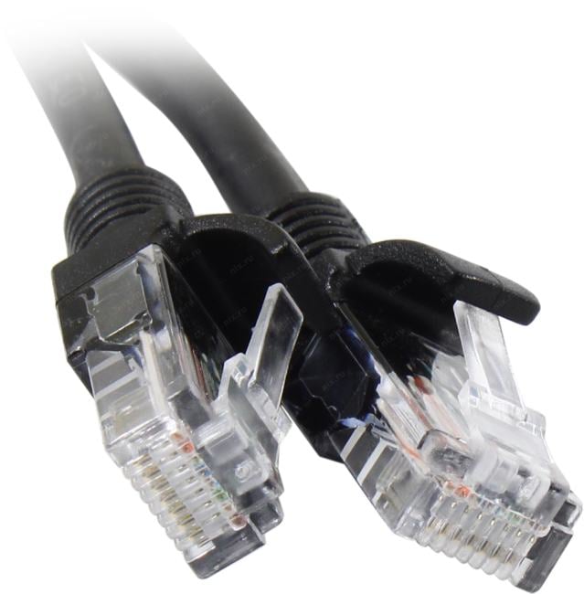NTSS <NTSS-PC-UTP-RJ45-5e-1.0-LSZH-BL> Patch Cord UTP кат.  5e 1м, чёрный