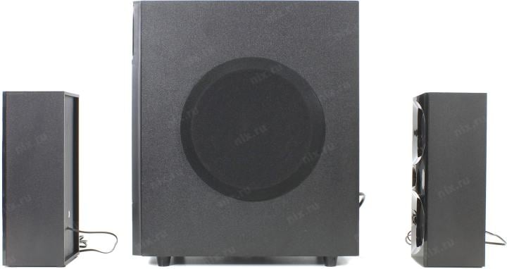 Колонки Dialog Progressive AP-230 (2х15W +Subwoofer 35W, дерево,  SD,  USB,  ПДУ, FM)