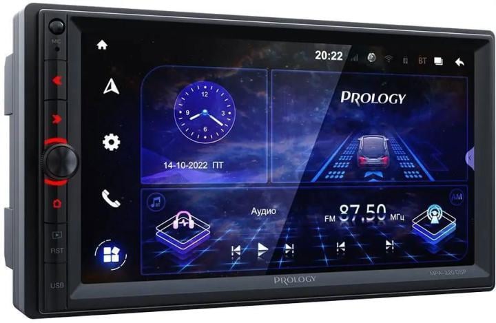 Автомагнитола Prology MPA-220 DSP 2DIN 4x55Вт v5.1  7"  ПДУ  RDS (PRMPA220)