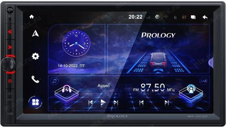 Автомагнитола Prology MPA-220 DSP 2DIN 4x55Вт v5.1  7"  ПДУ  RDS (PRMPA220)