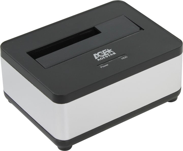 Док-станция AgeStar 3UBT7-Silver, SATA, USB 3.0