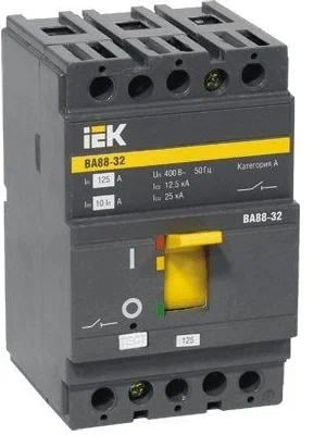 Автоматический выключатель IEK SVA10-3-0016 ВА88-32  3Р 16А 25кА