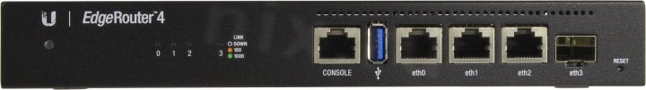 UBIQUITI <ER-4> EdgeRouter (3UTP 1000Mbps,  1SFP,  1USB)