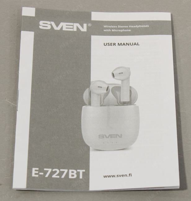 Наушники с микрофоном SVEN  E-727BT <White> (Bluetooth)